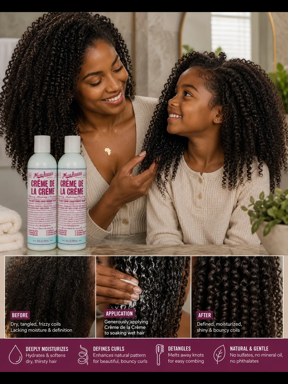 Miss Jessie's Creme De La Creme Conditioner Bundle of 2 - Discontinued